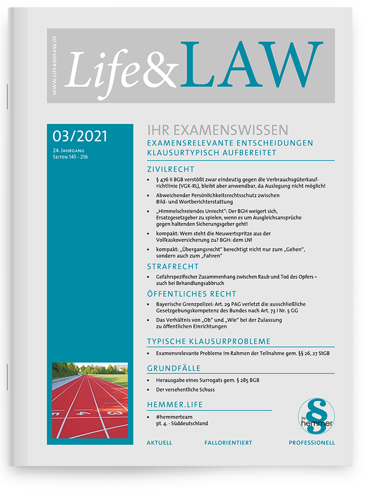 Life&LAW Ausgabe 2021/03