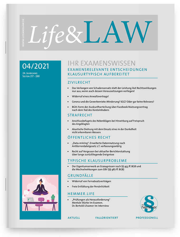 Life&LAW Ausgabe 2021/04