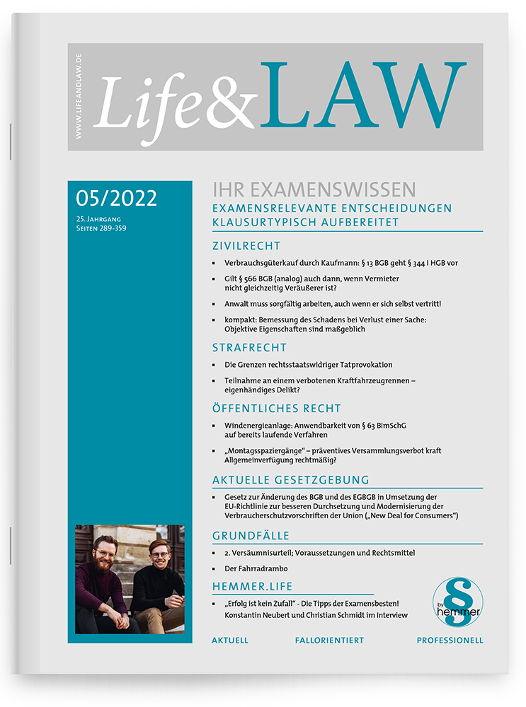 Life&LAW Ausgabe 2022/05