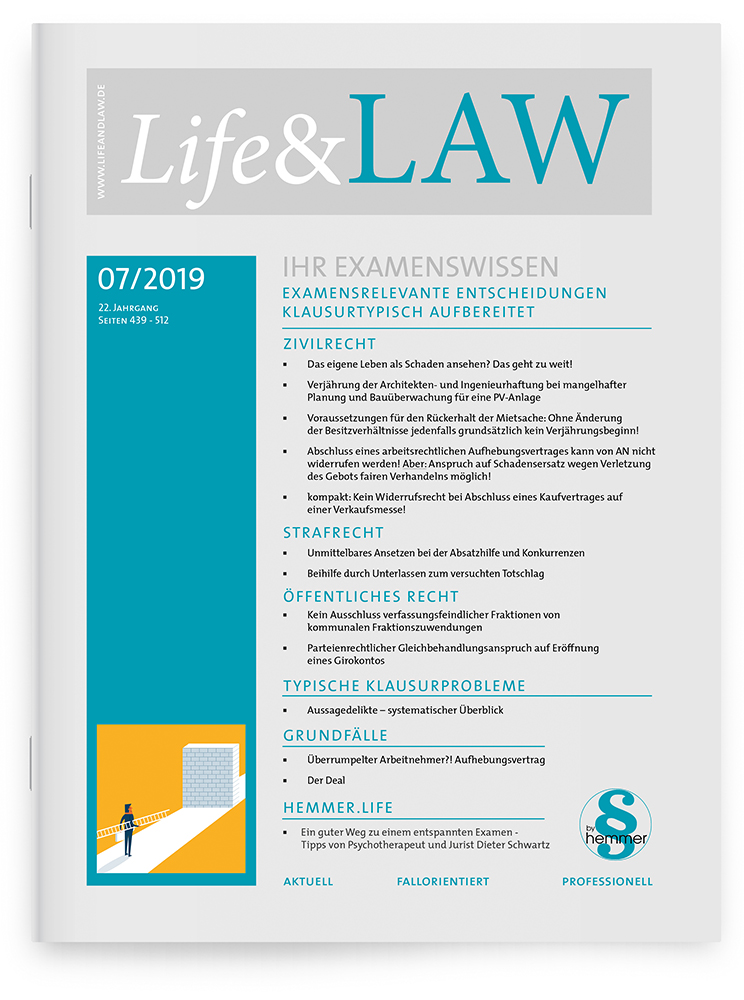 Life&LAW Ausgabe 2019/07