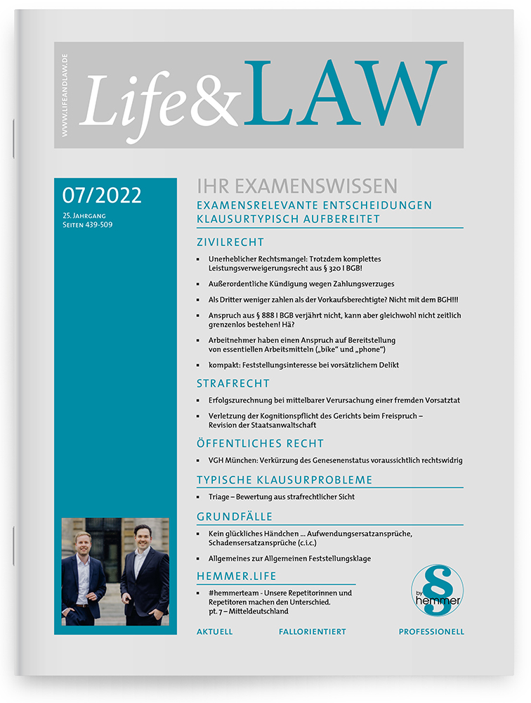 Life&LAW Ausgabe 2022/07