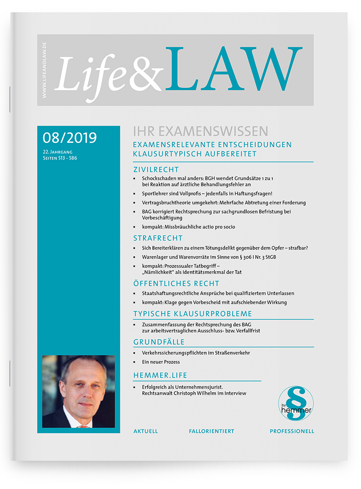 Life&LAW Ausgabe 2019/08