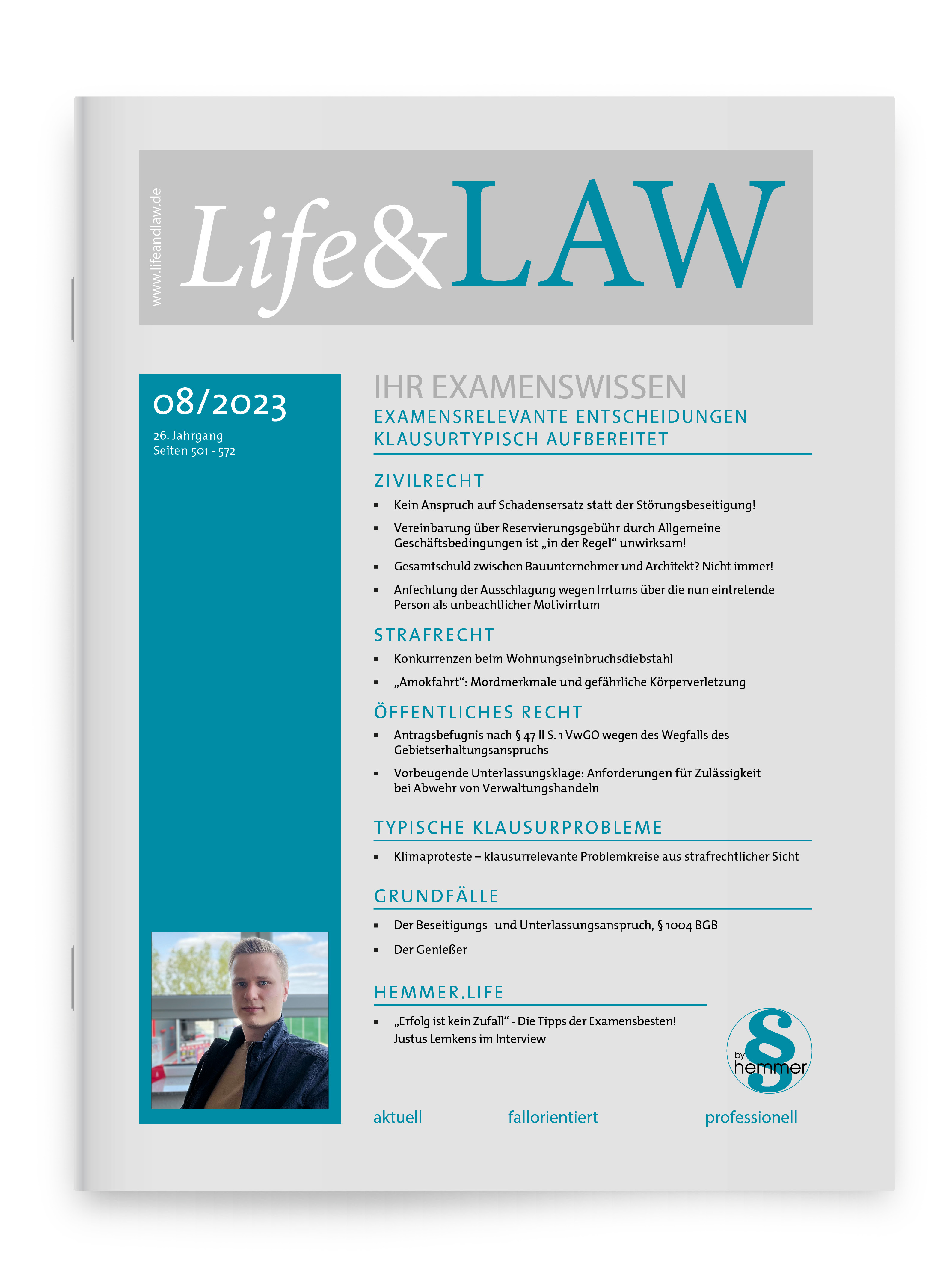 Life&LAW Ausgabe 2023/08