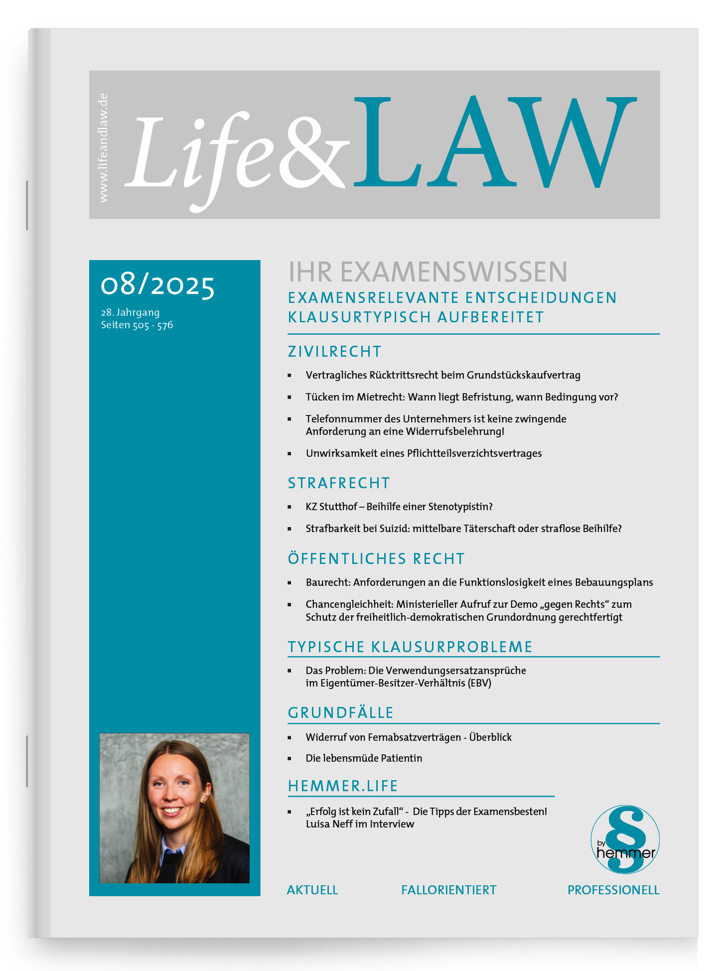 Life&LAW Ausgabe 2025/08