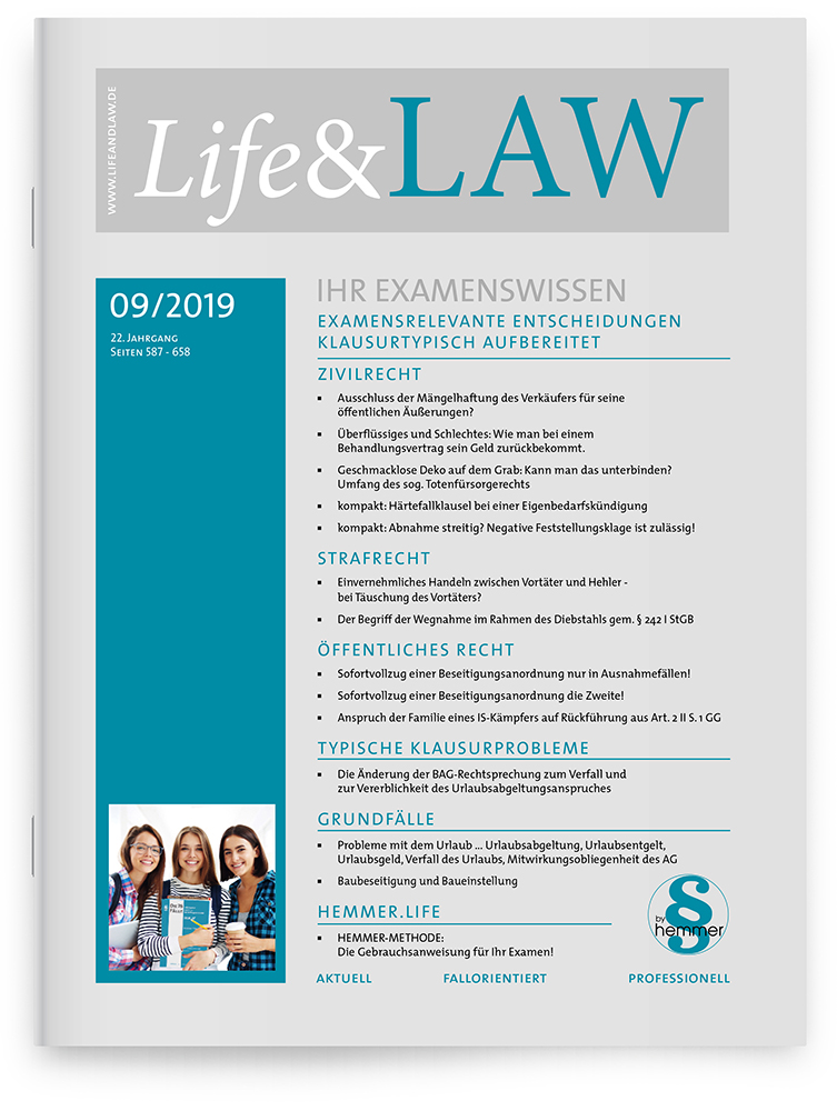 Life&LAW Ausgabe 2019/09