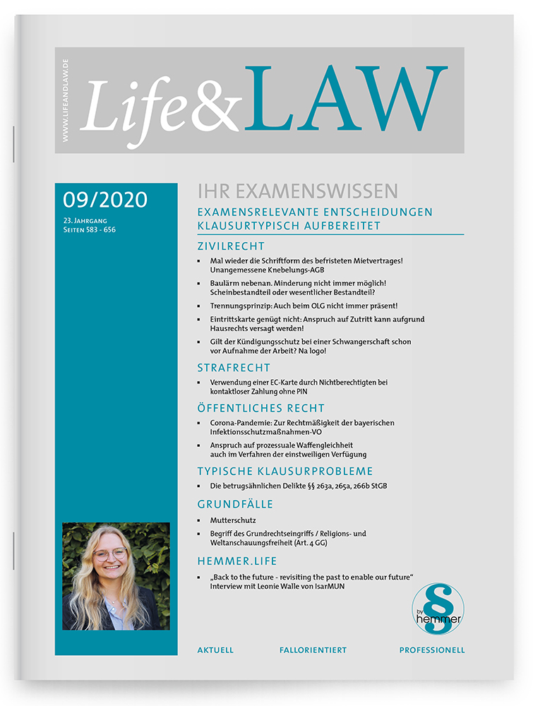 Life&LAW Ausgabe 2020/09