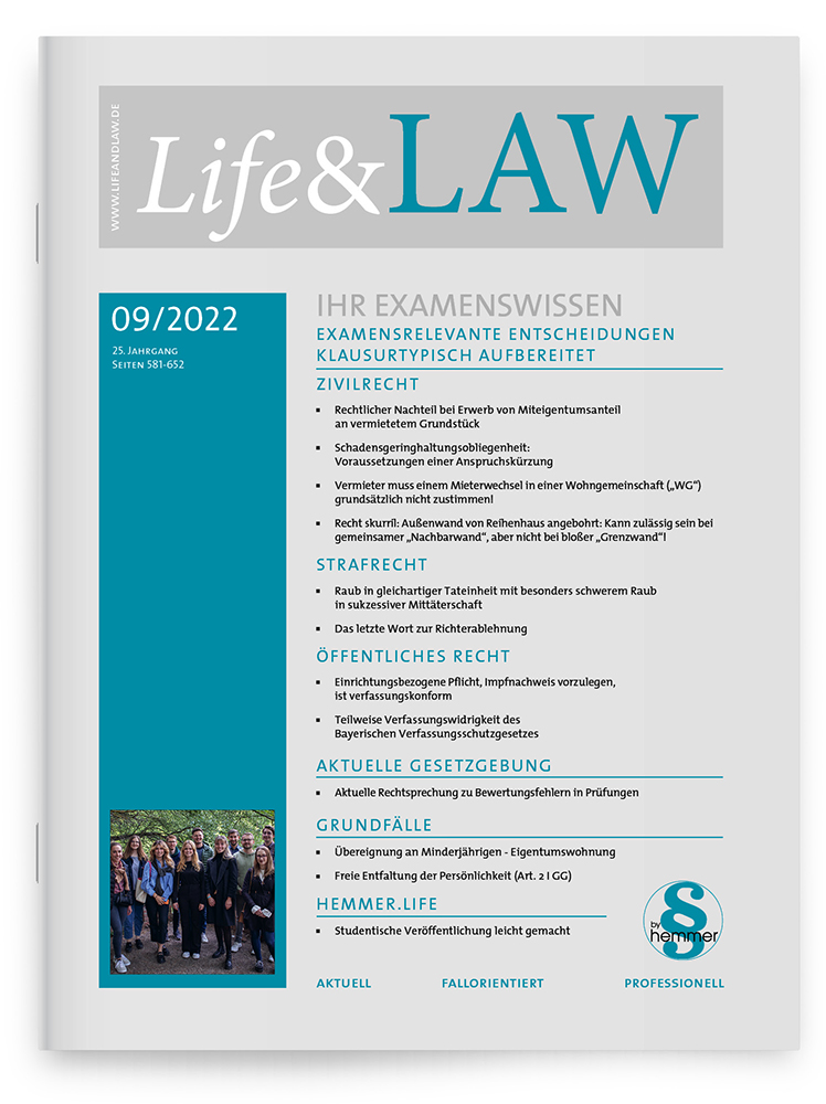 Life&LAW Ausgabe 2022/09