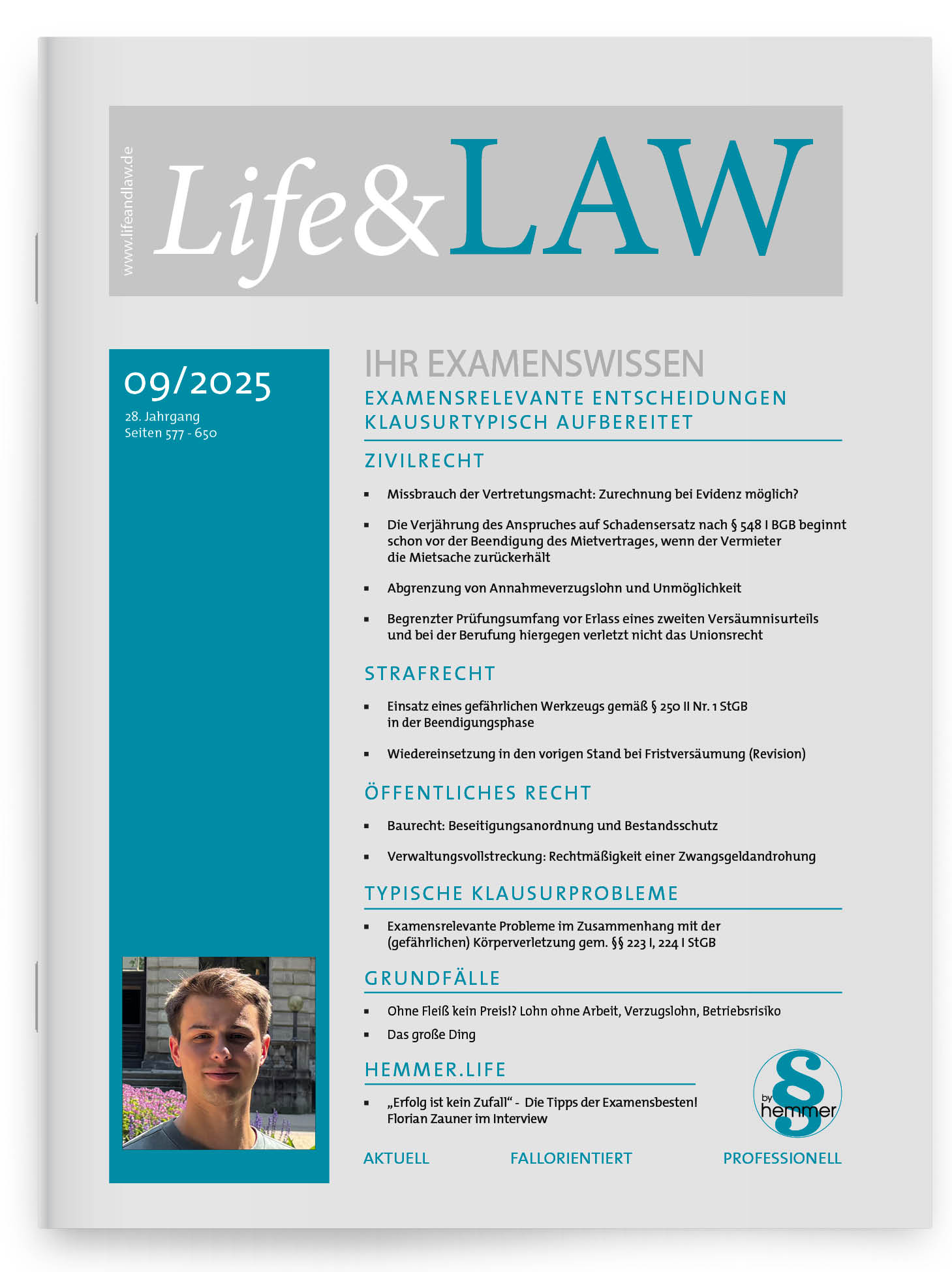 Life&LAW Ausgabe 2025/09