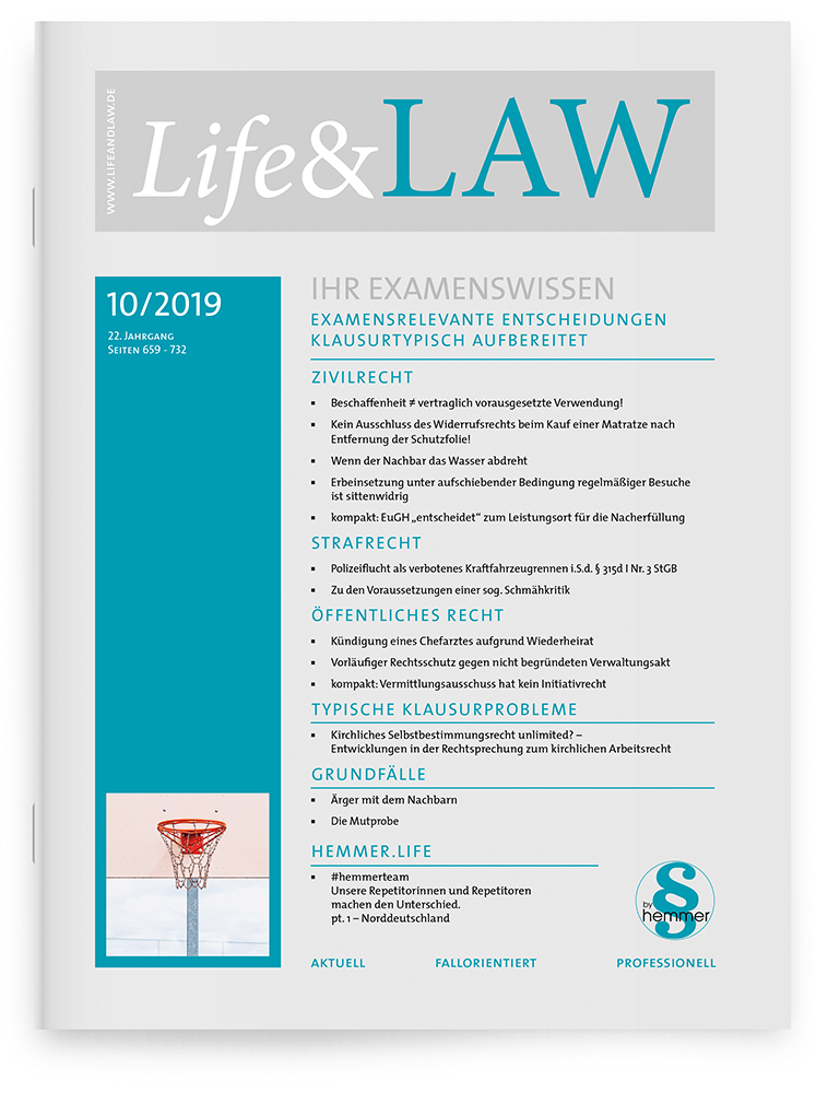 Life&LAW Ausgabe 2019/10