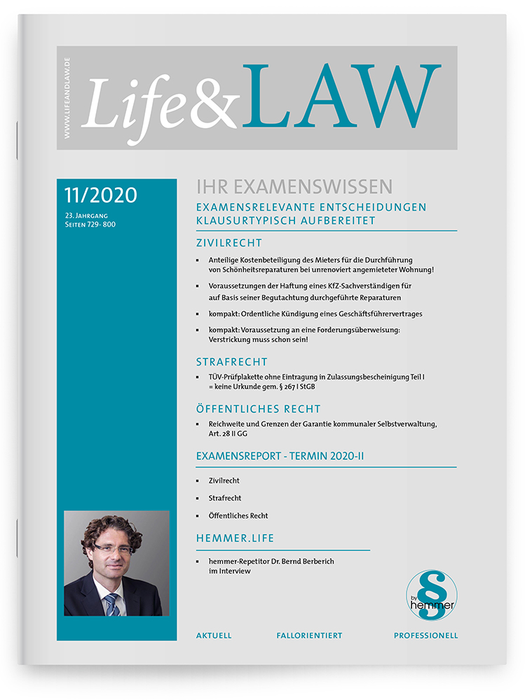 Life&LAW Ausgabe 2020/11