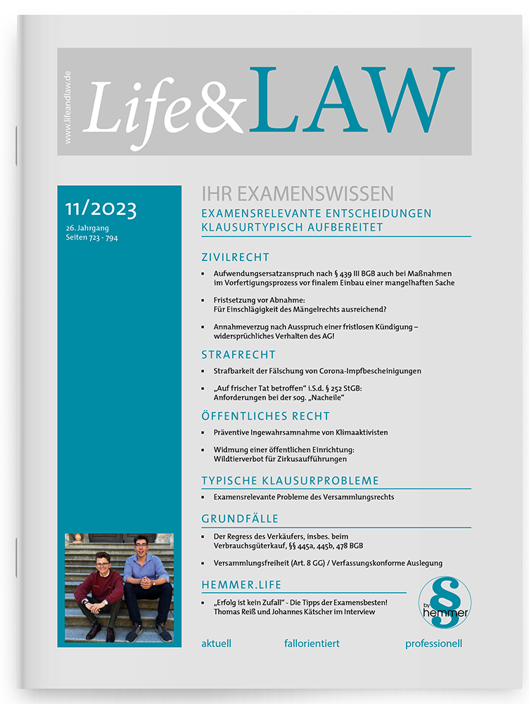 Life&LAW Ausgabe 2023/11