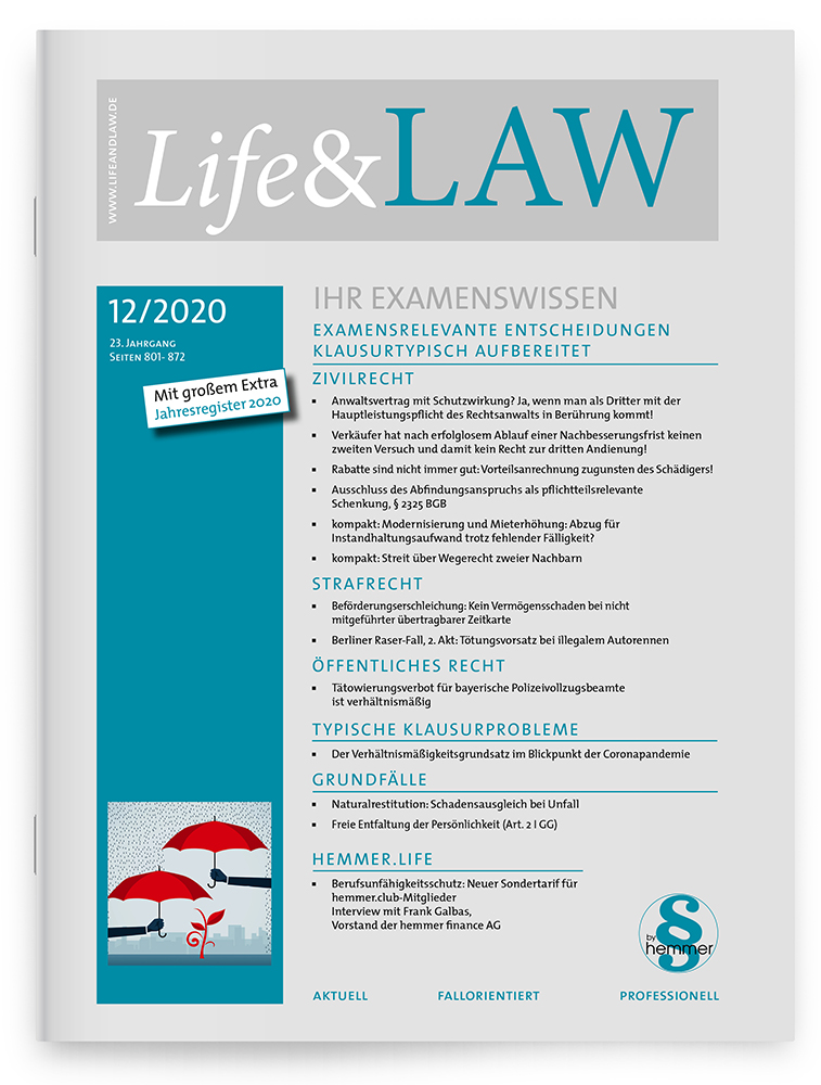 Life&LAW Ausgabe 2020/12