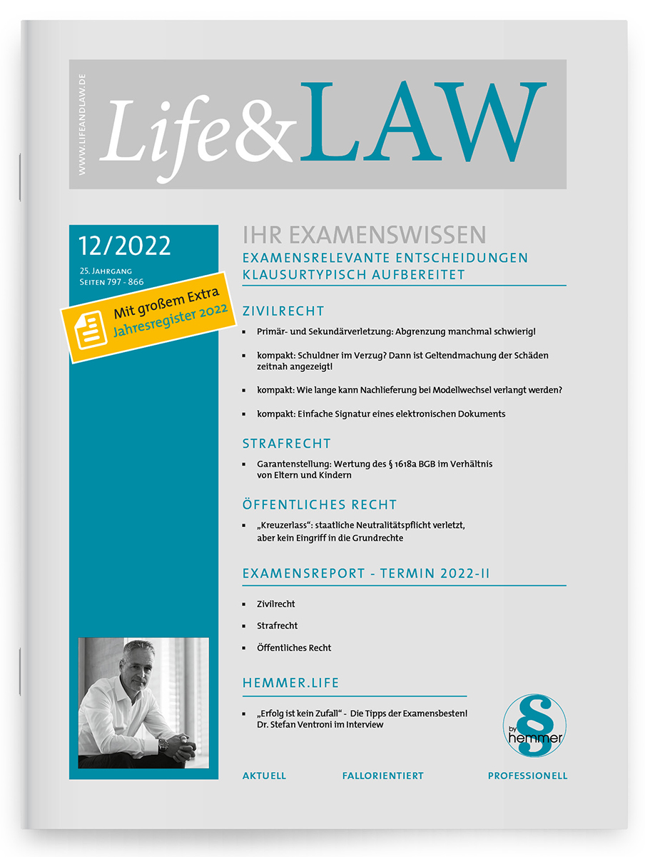 Life&LAW Ausgabe 2022/12