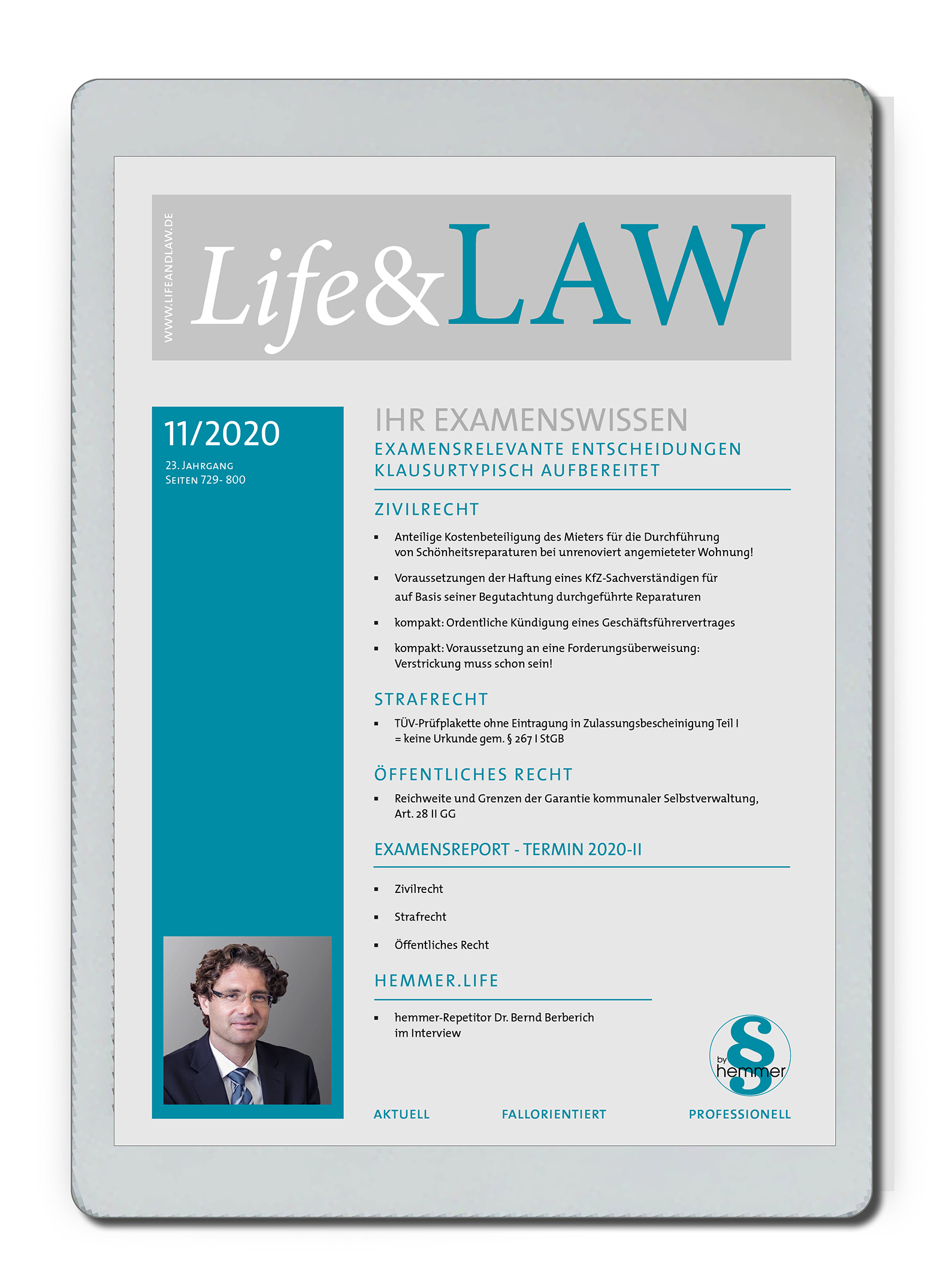 eBook - Life&LAW digital Ausgabe 2020/11