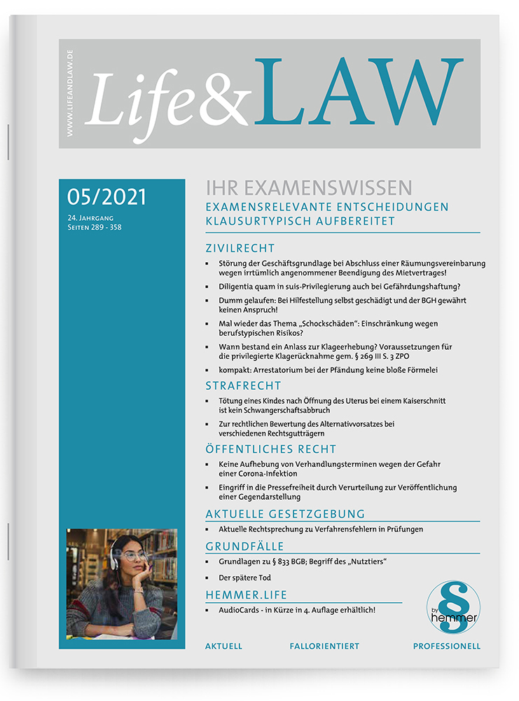 Life&LAW Ausgabe 2021/05