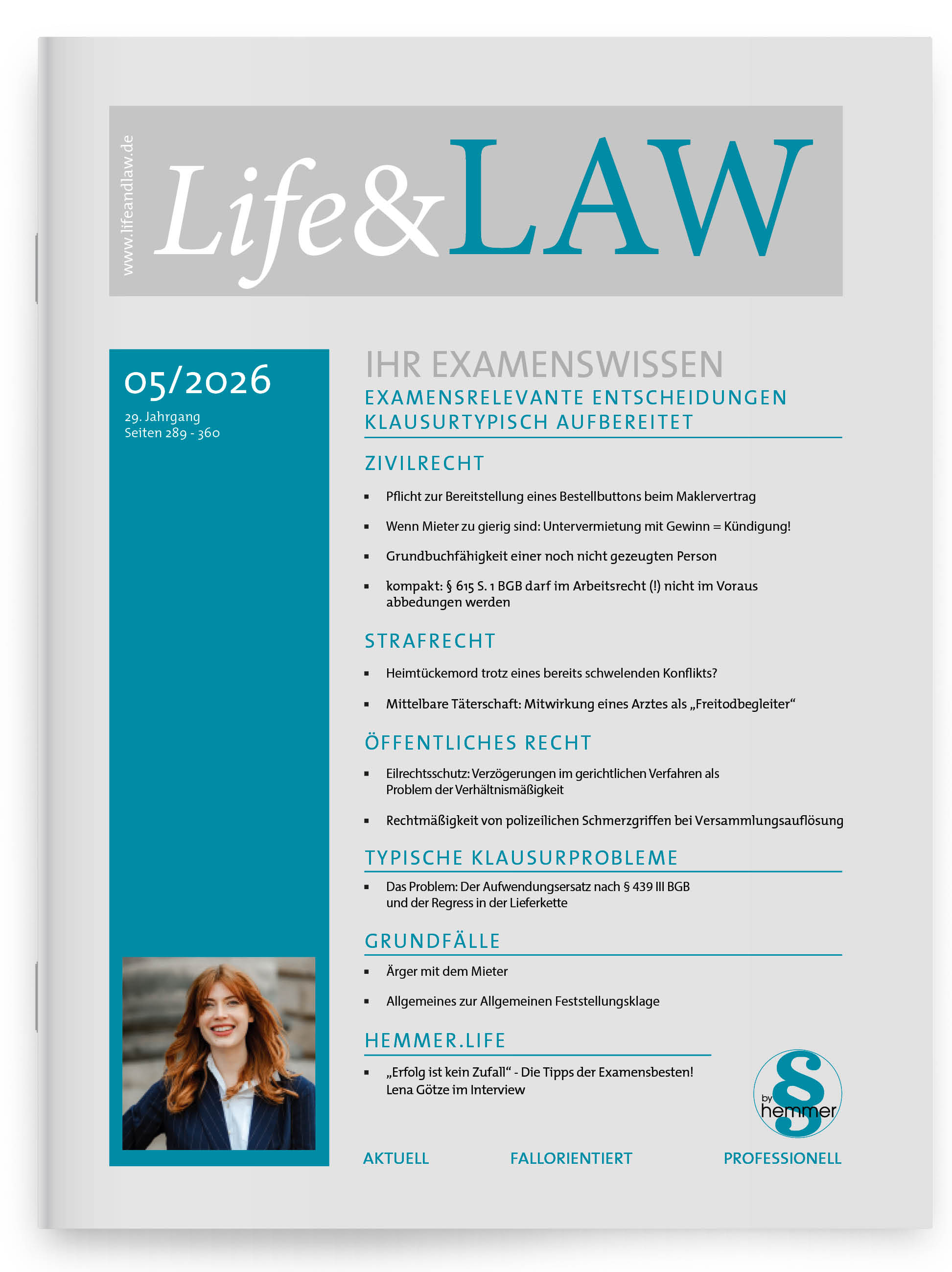 Life&LAW Ausgabe 2026/05
