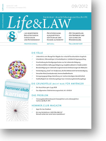 Life&LAW Ausgabe 2012/09