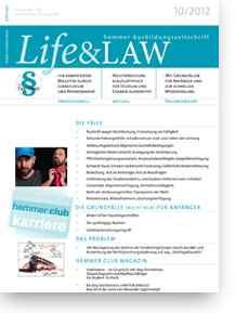 Life&LAW Ausgabe 2012/10