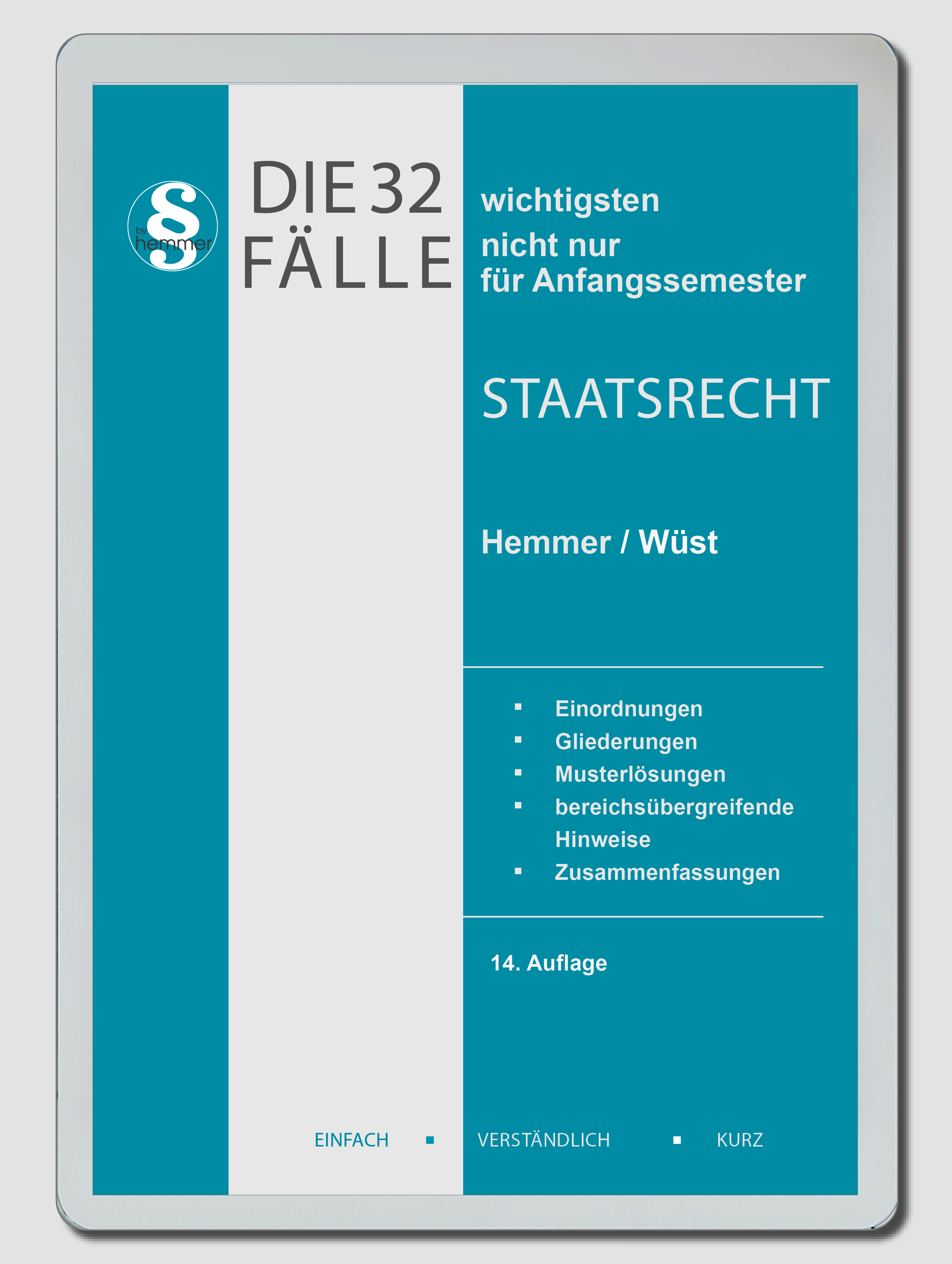 eBook - Die 32 wichtigsten Fälle Staatsrecht