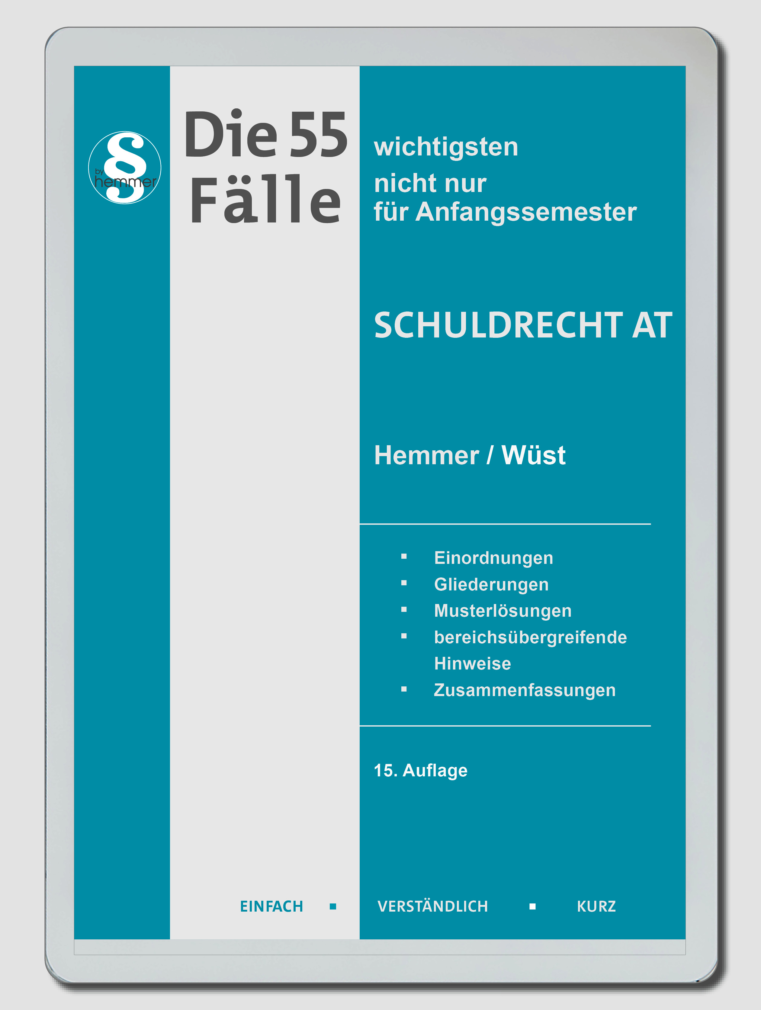 eBook - Die 55 wichtigsten Fälle Schuldrecht AT