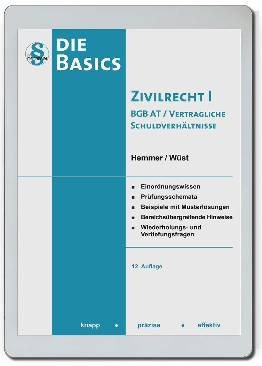 eBook Basics Zivilrecht I - BGB AT / Vertragliche Schuldverhältnisse