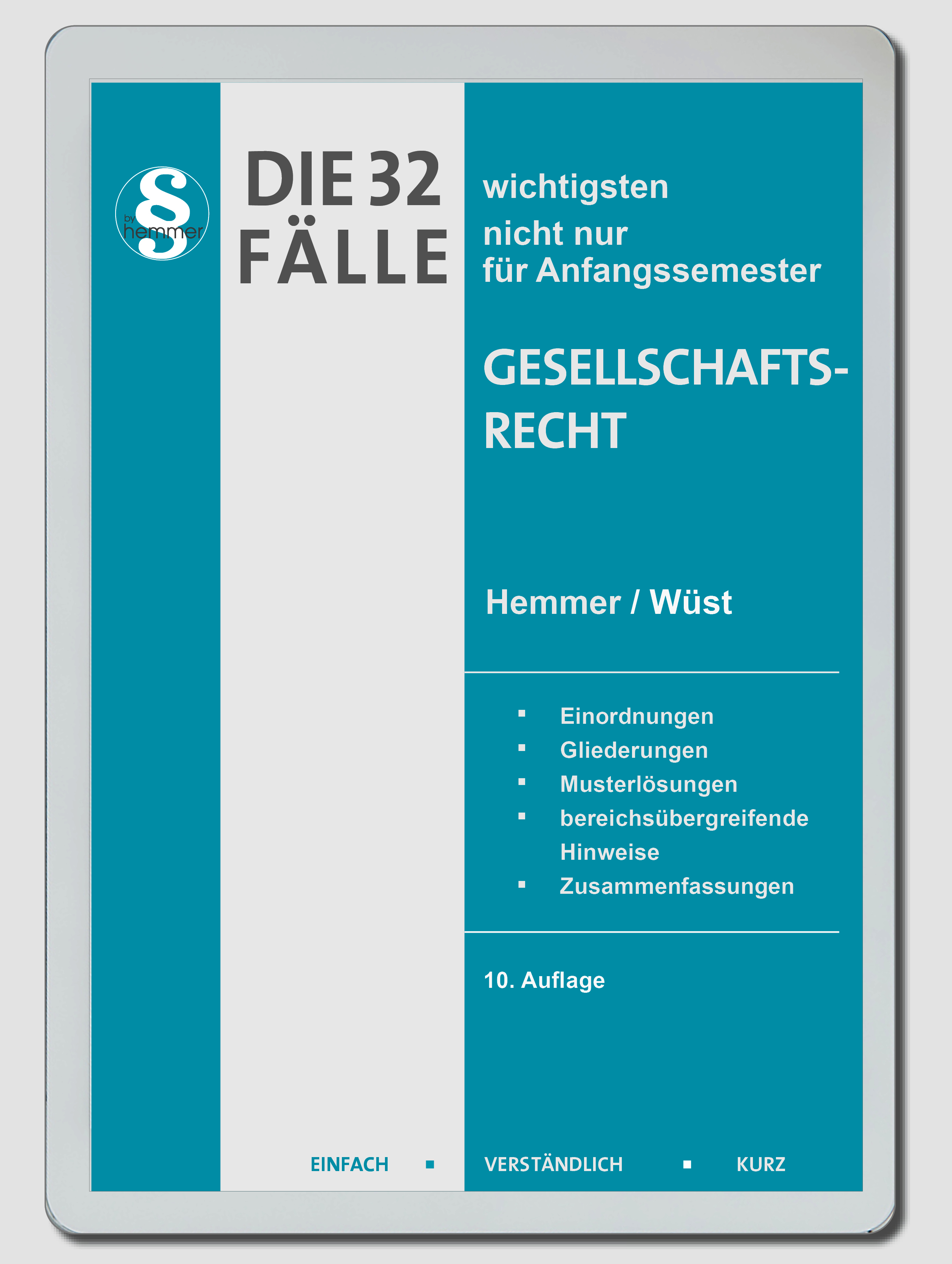eBook - Die 32 wichtigsten Fälle Gesellschaftsrecht