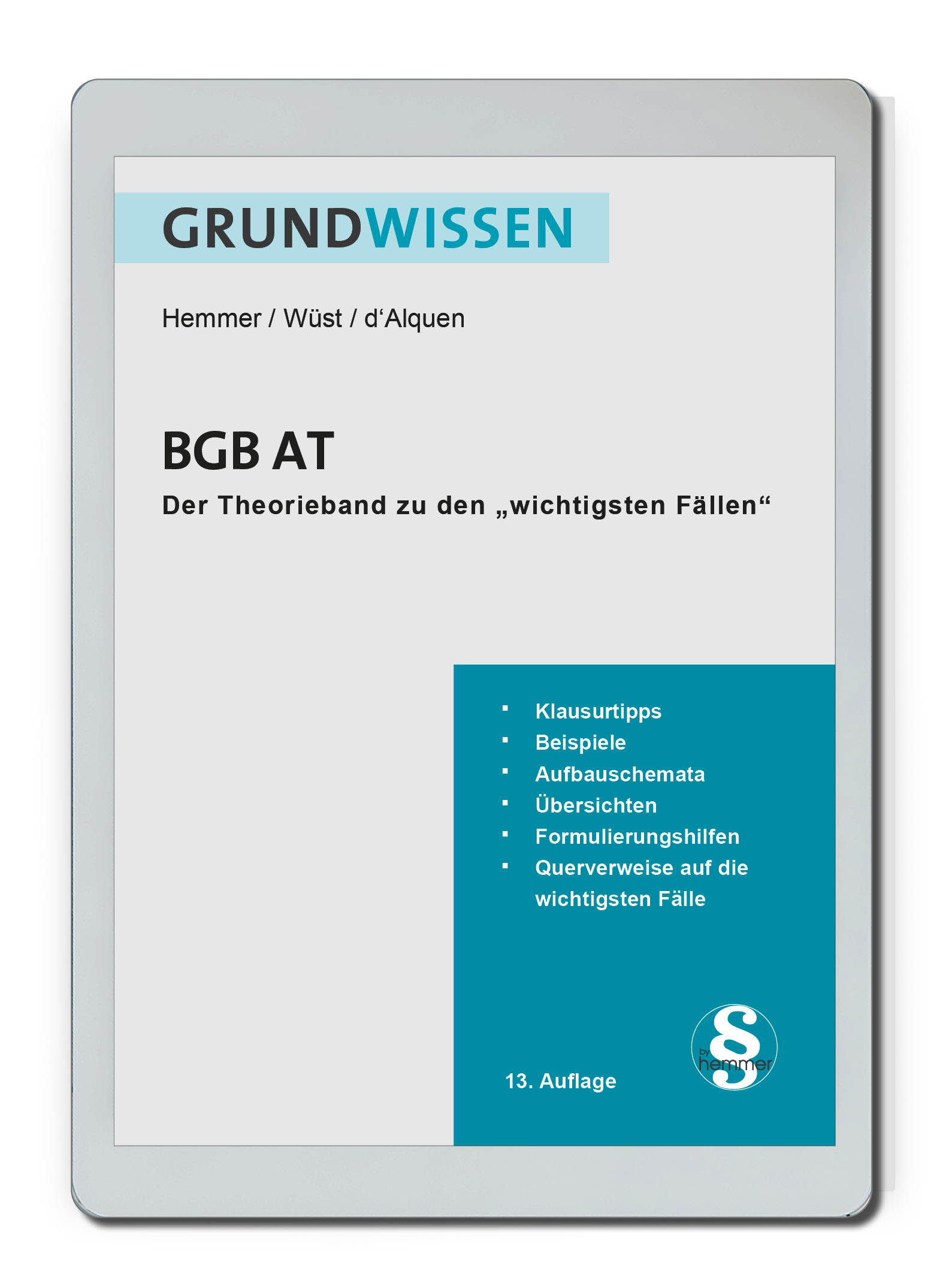 eBook Grundwissen BGB AT
