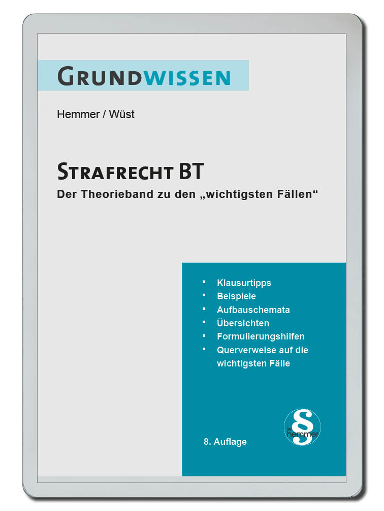 eBook Grundwissen Strafrecht BT