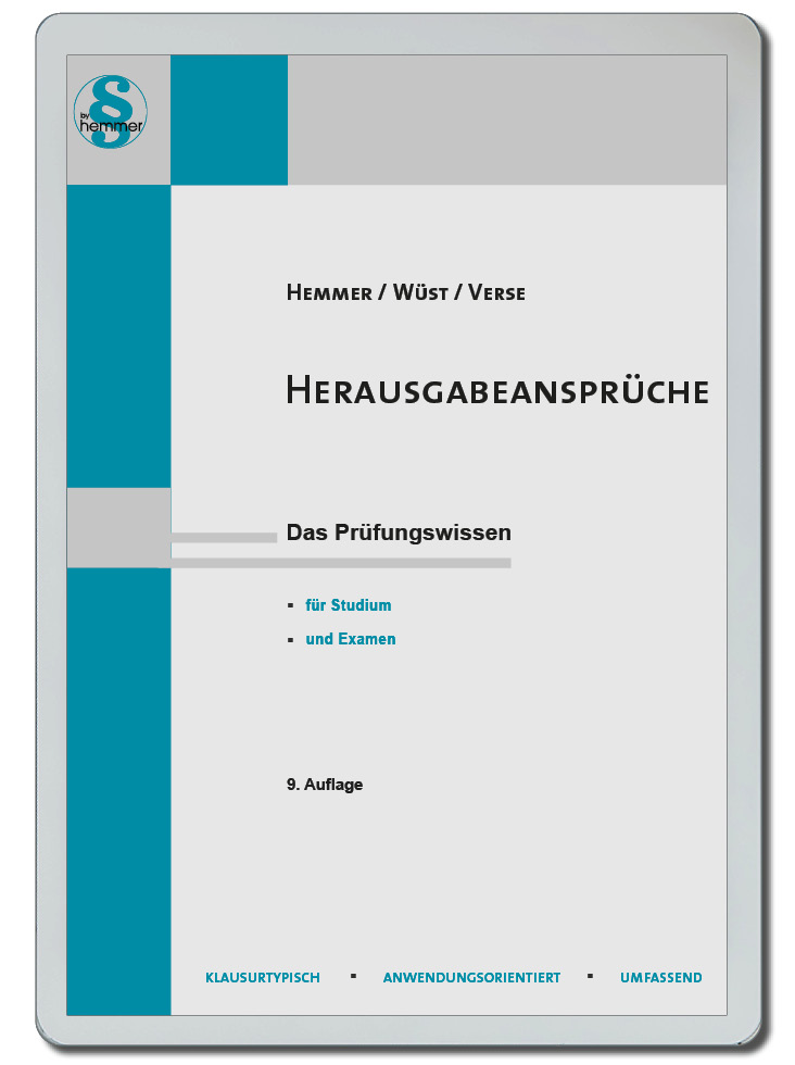 eBook Herausgabeansprüche