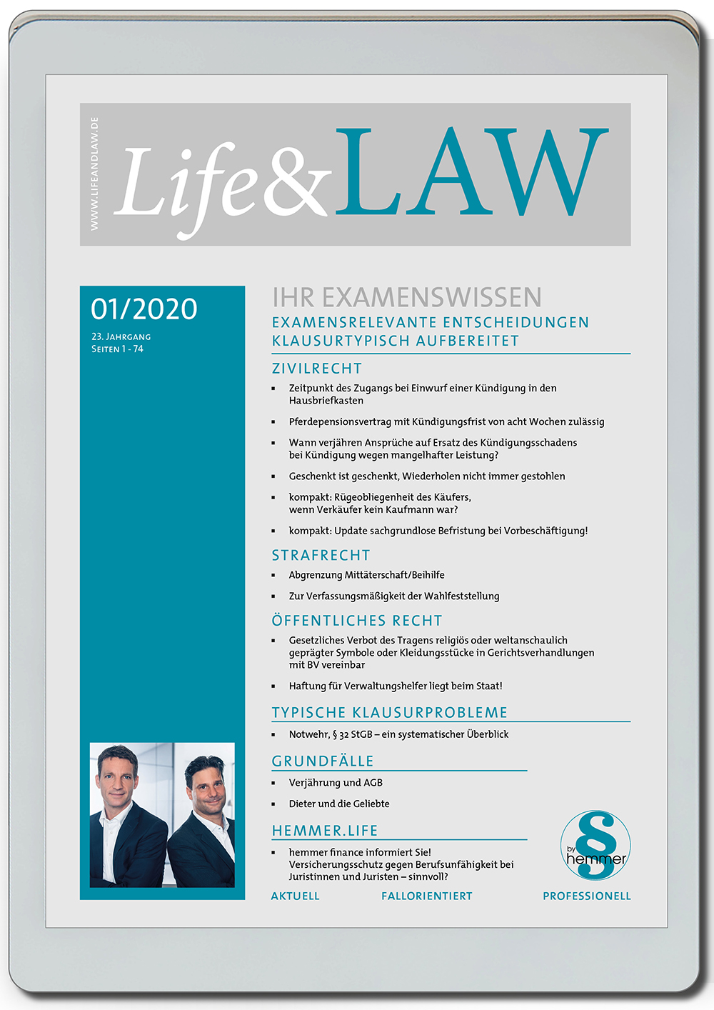 eBook - Life&LAW digital Ausgabe 2020/01