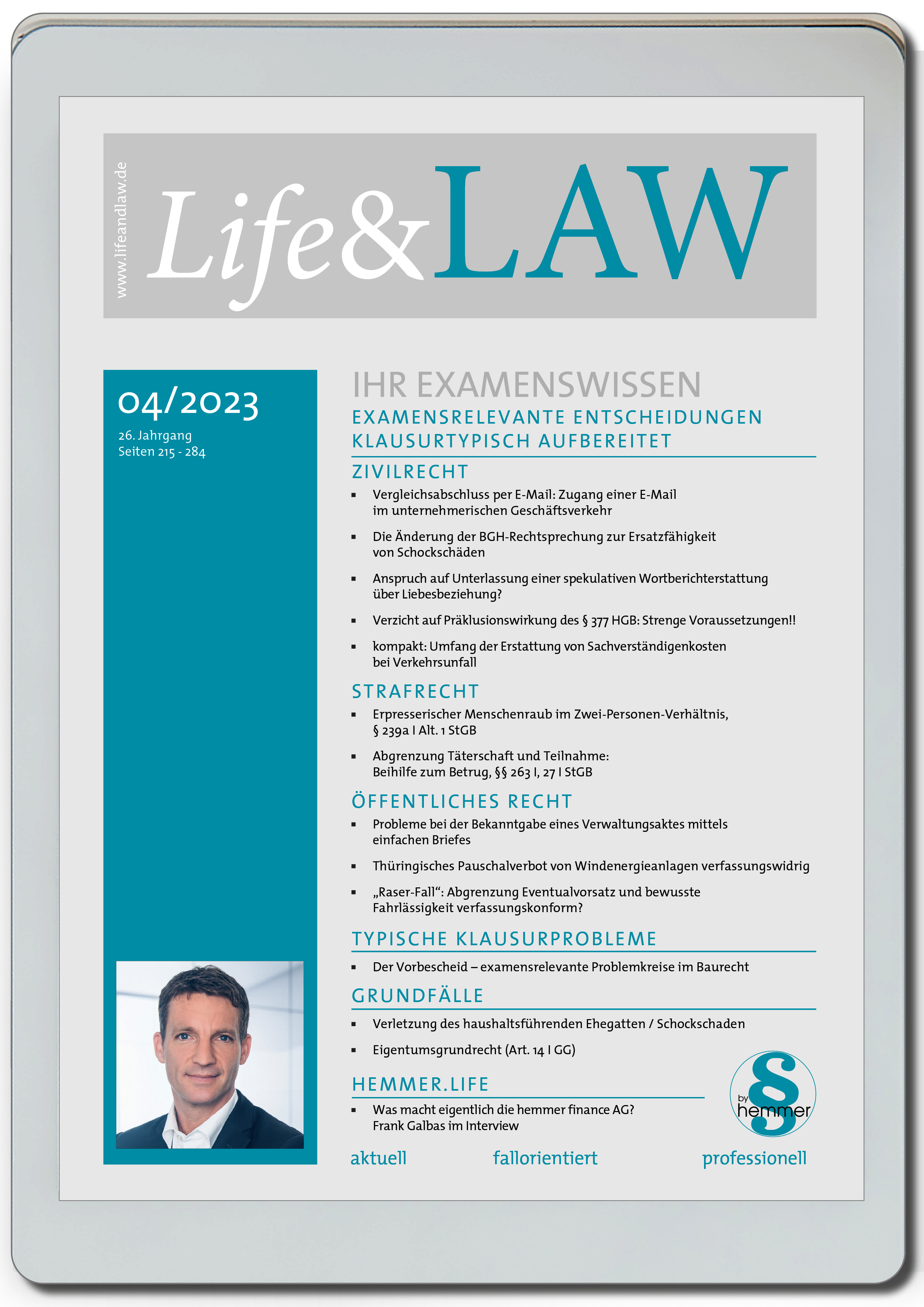 eBook - Life&LAW digital Ausgabe 2023/04