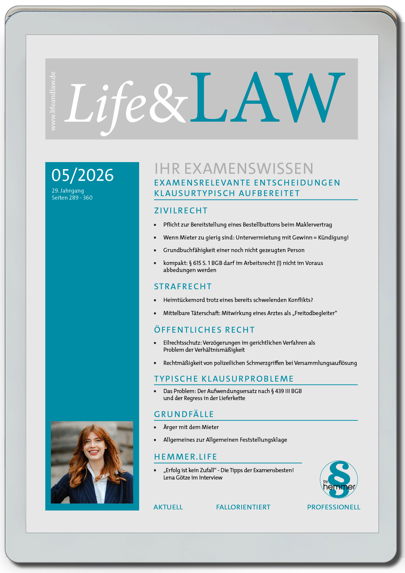 Details für Shop-Artikel eBook - Life&LAW digital Ausgabe 2026/05 anzeigen eBook - Life&LAW digital Ausgabe 2026/05