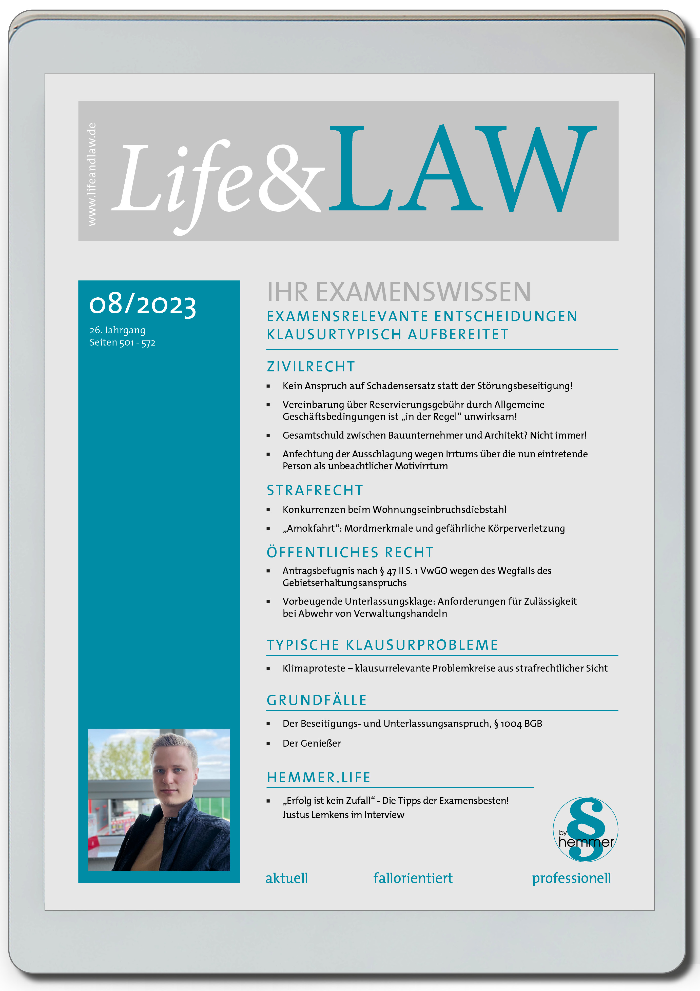 eBook - Life&LAW digital Ausgabe 2023/08