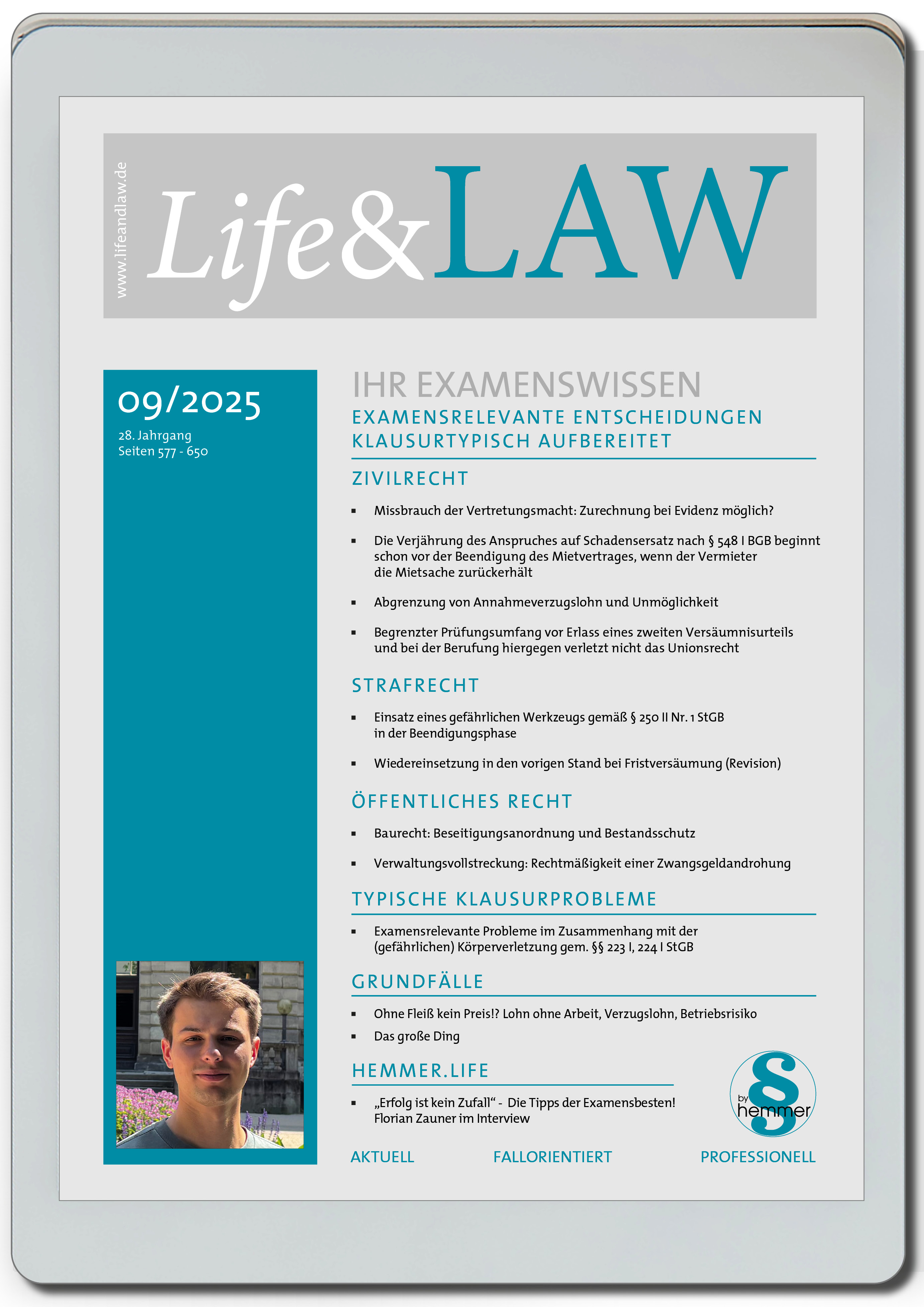 eBook - Life&LAW digital Ausgabe 2025/09