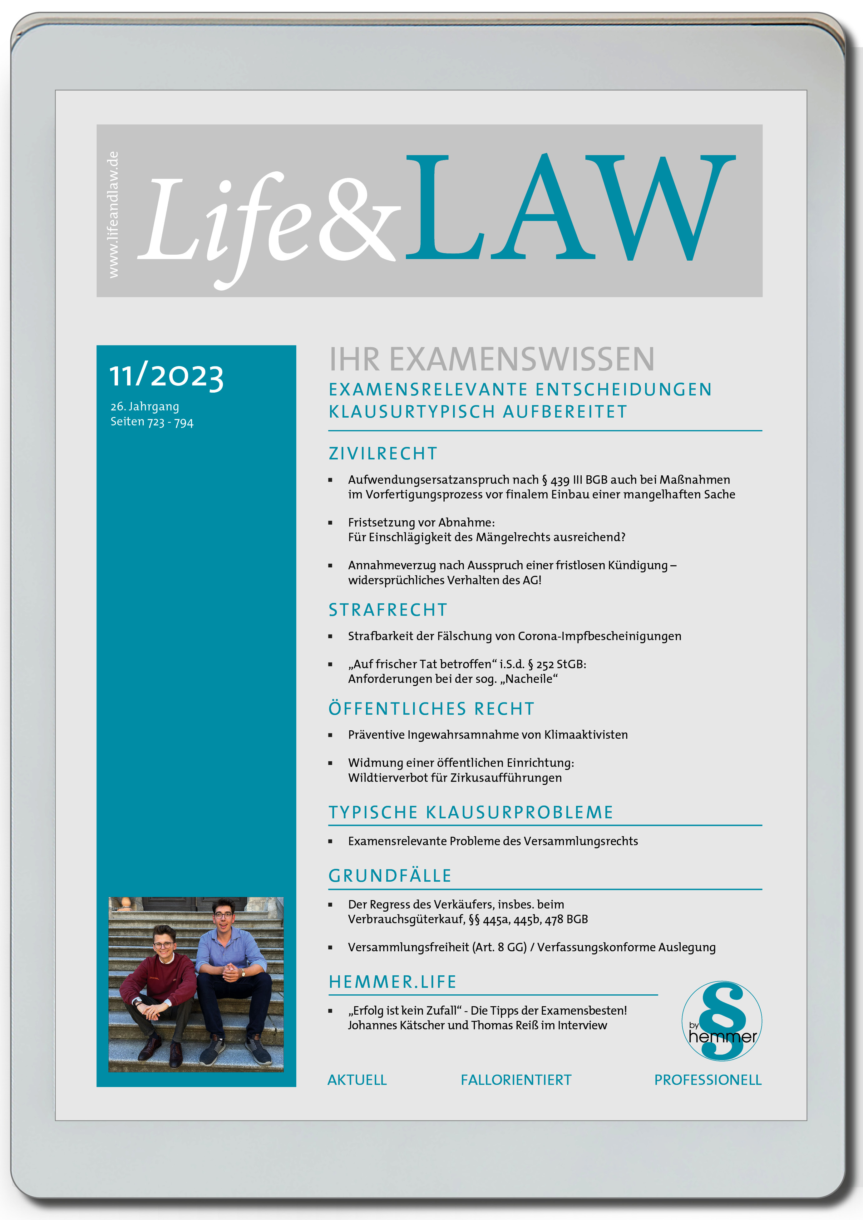 eBook - Life&LAW digital Ausgabe 2023/11