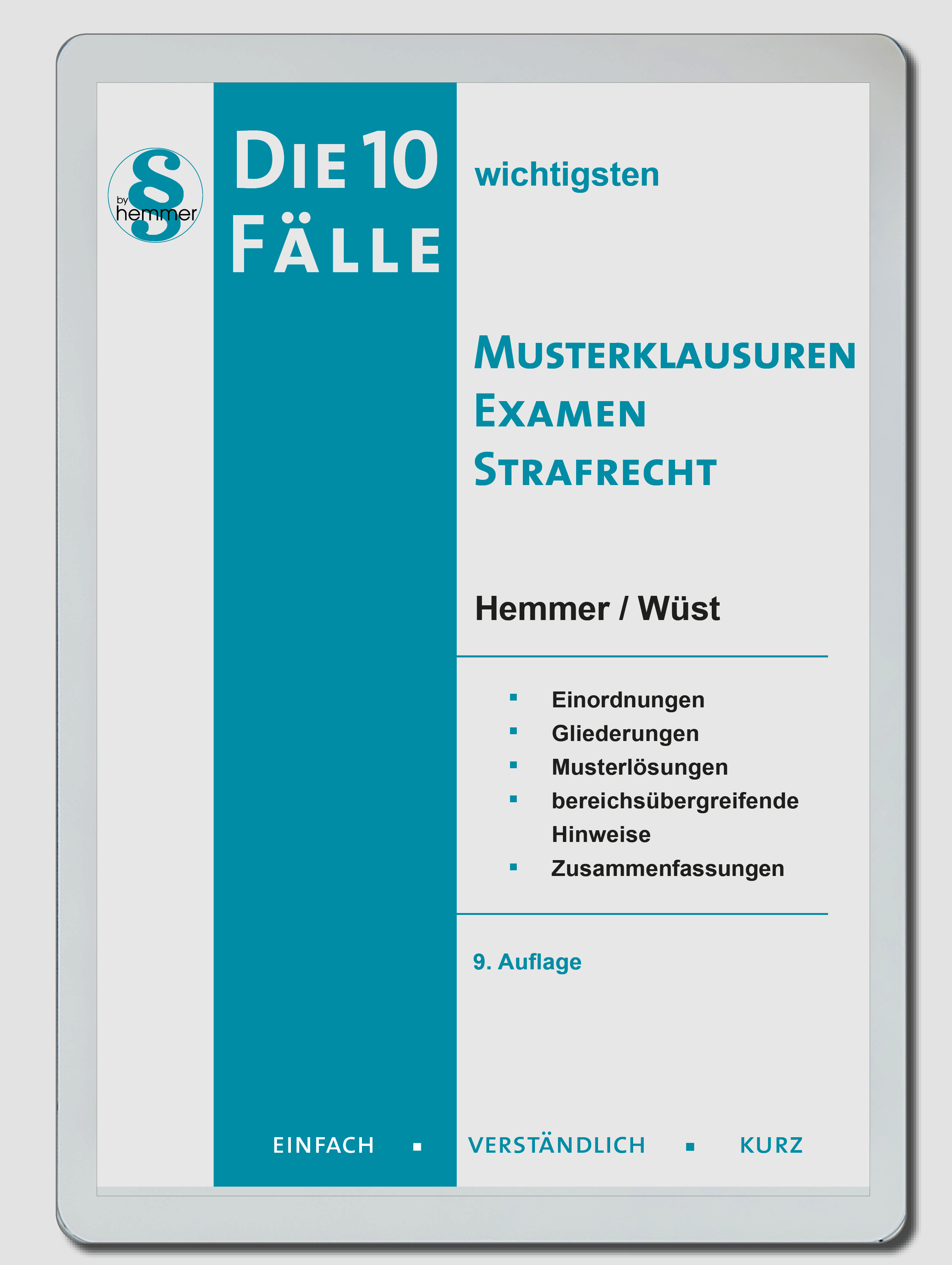 eBook - die 10 wicht. Fälle - Musterklausuren Examen Strafrecht