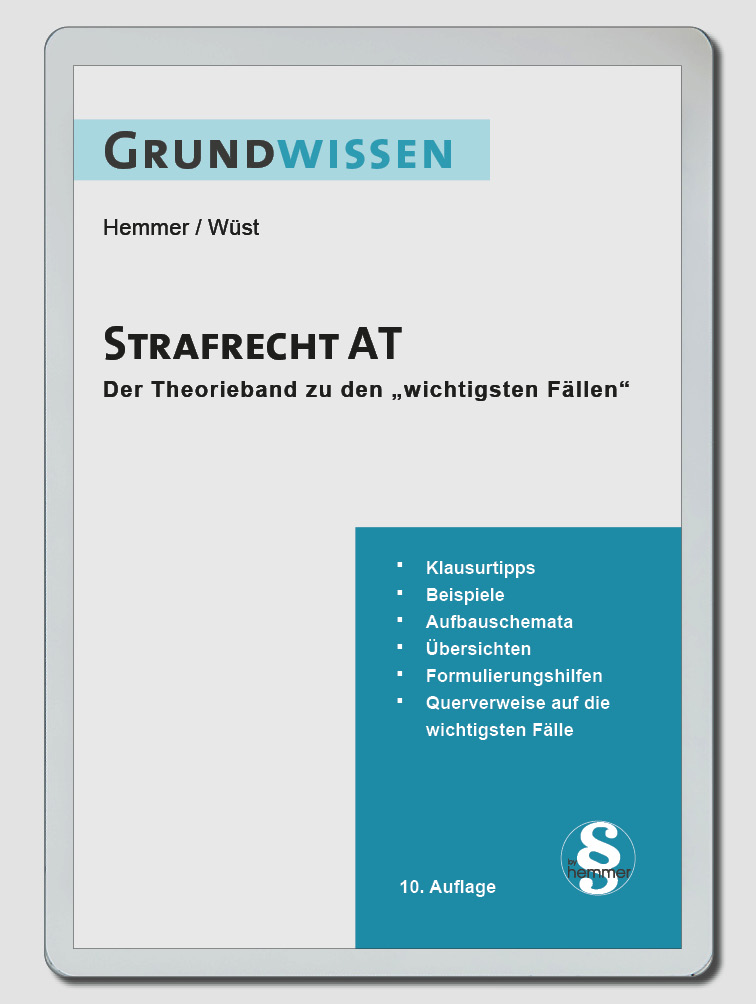 eBook Grundwissen Strafrecht AT