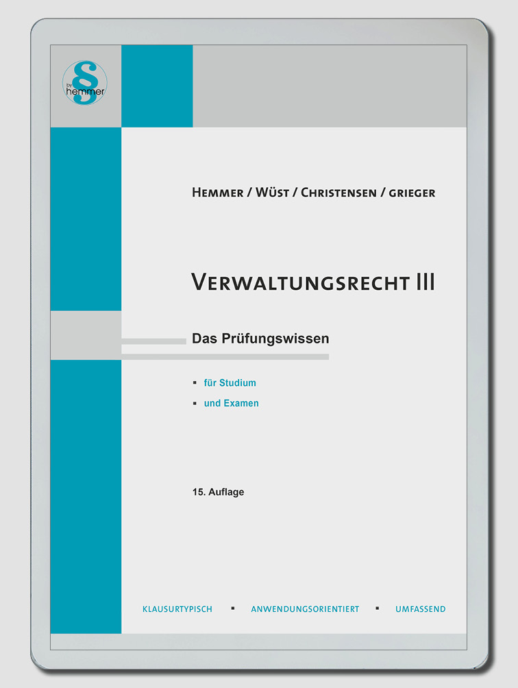 eBook Verwaltungsrecht III