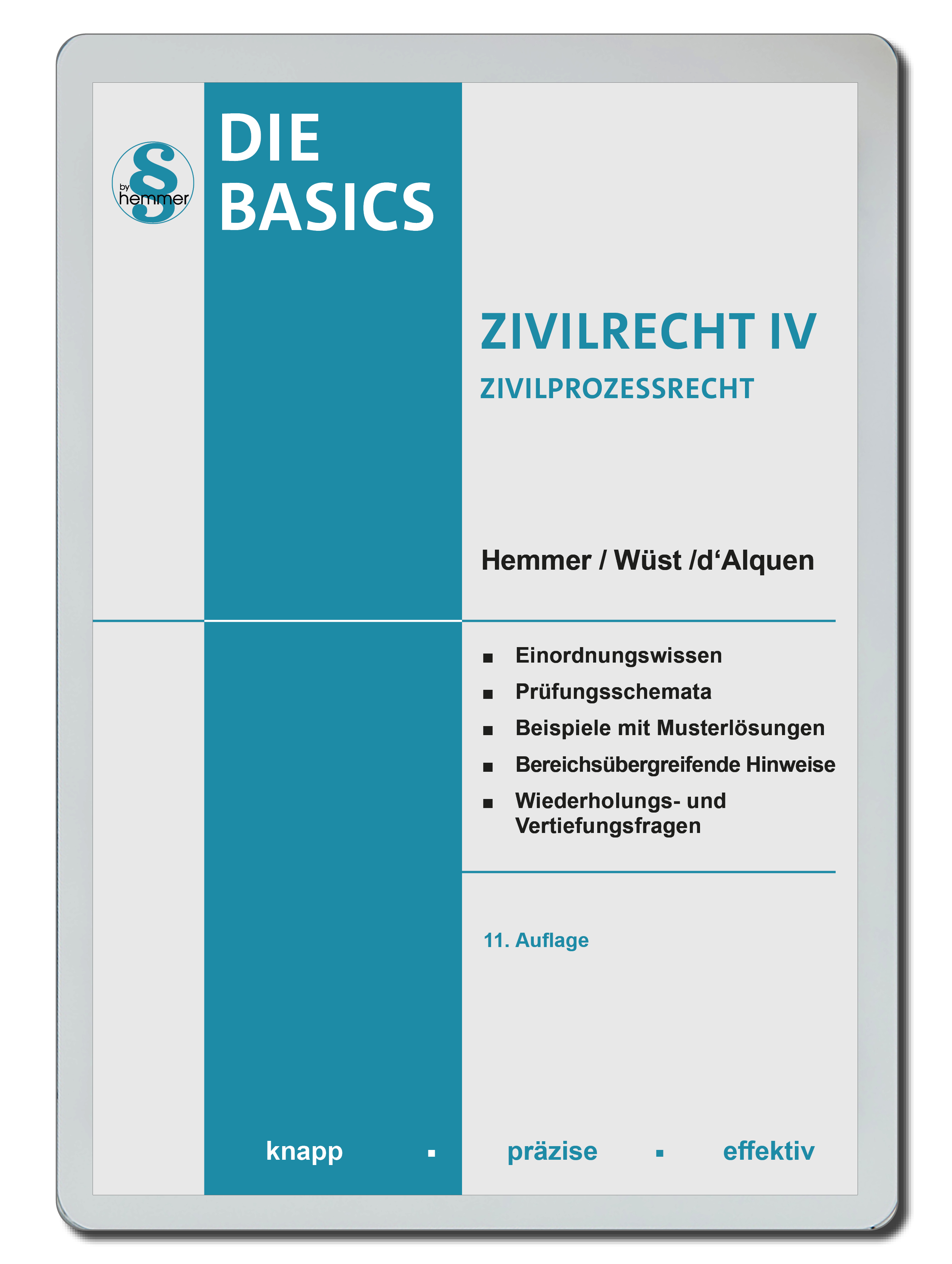 eBook Basics Zivilrecht IV - Zivilprozessrecht (ZPO)