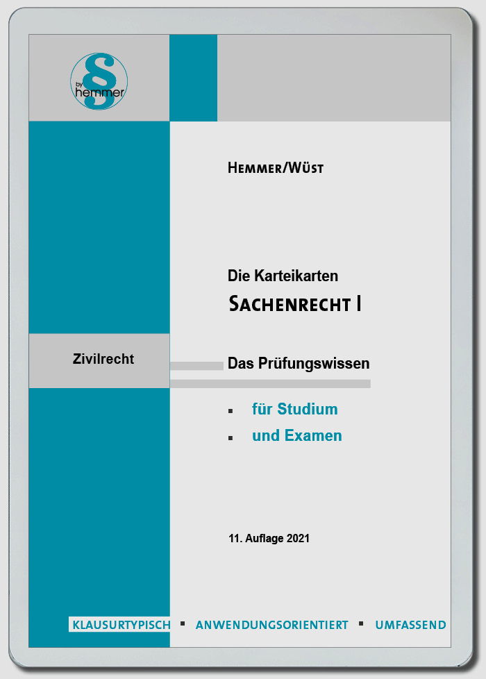eCards - Hauptkarteikarten Sachenrecht I