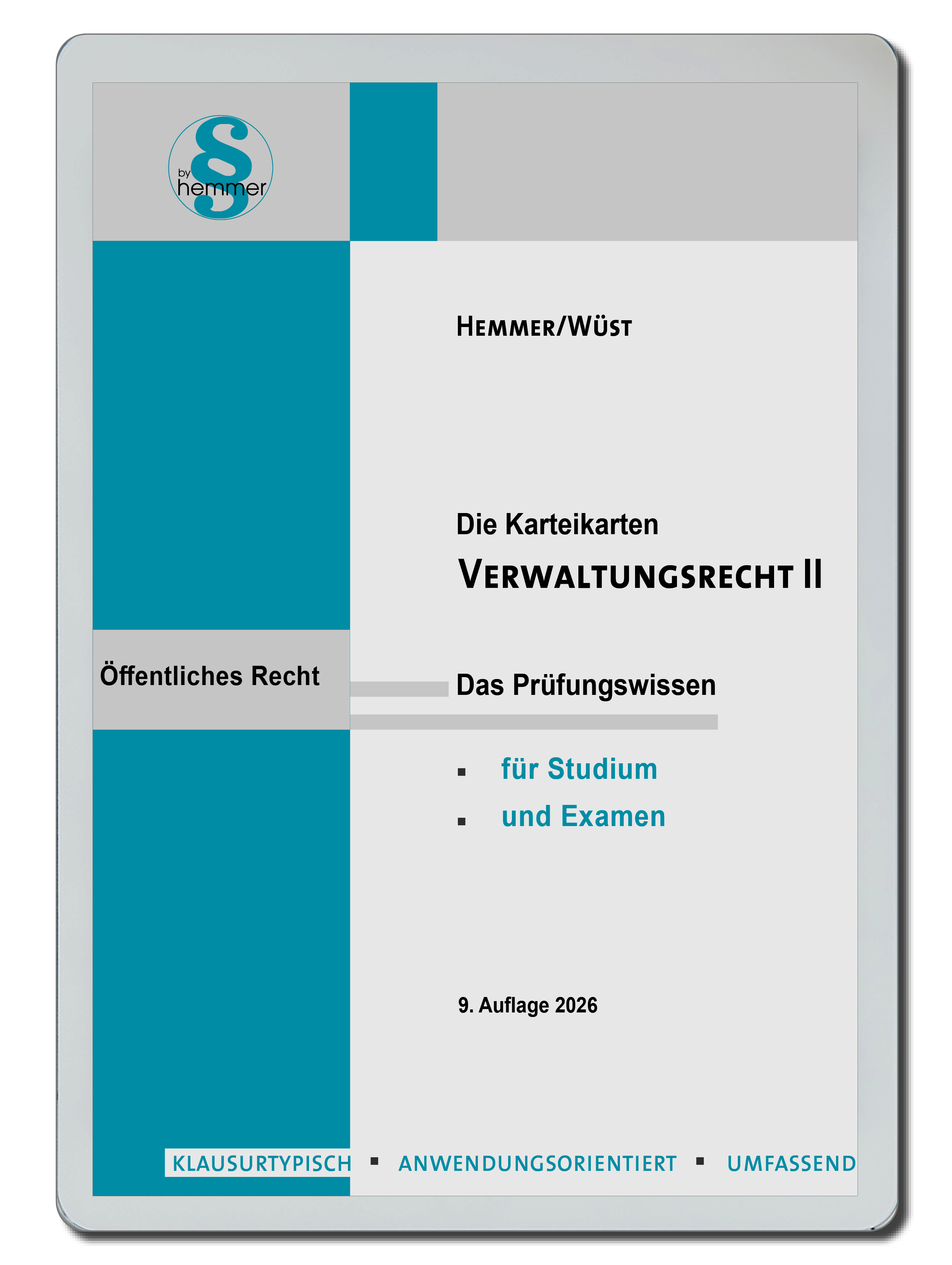 eCards - Hauptkarteikarten Verwaltungsrecht II