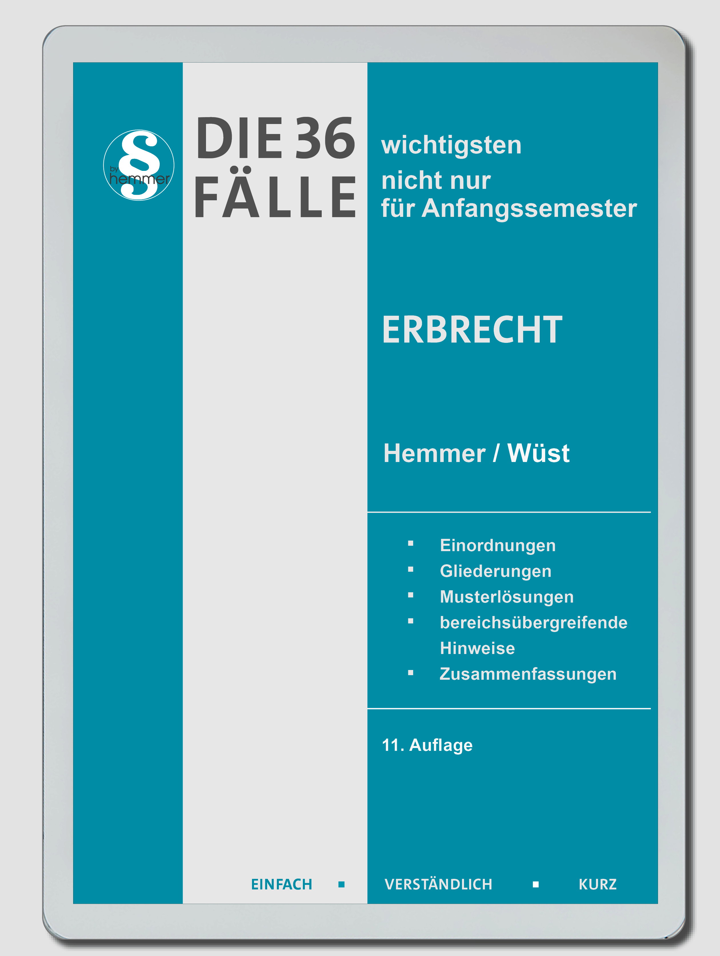 eBook - Die 36 wichtigsten Fälle Erbrecht