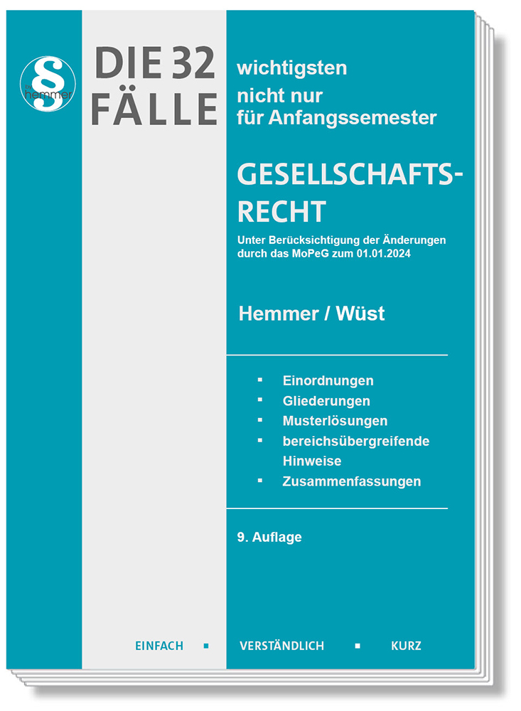 Die 32 wichtigsten Fälle - Gesellschaftsrecht