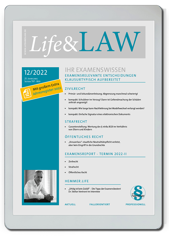 eBook - Life&LAW digital Ausgabe 2022/12