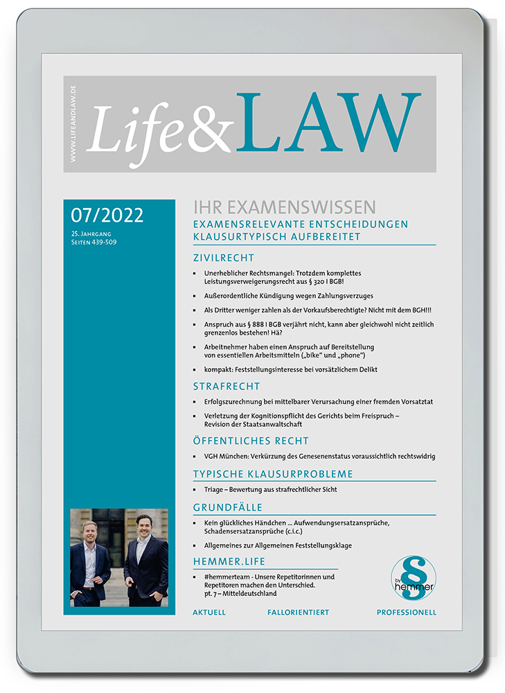 eBook - Life&LAW digital Ausgabe 2022/07