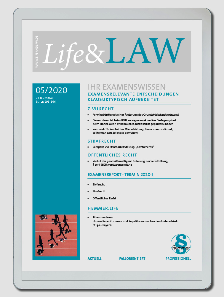 eBook - Life&LAW digital Ausgabe 2020/05