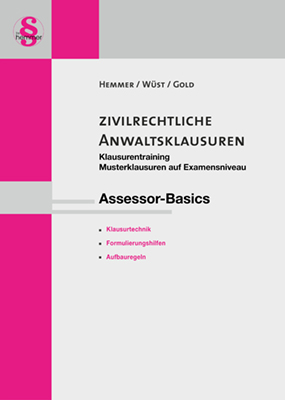 eBook Assessor Klausurentraining: Zivilrechtliche Anwaltsklausuren