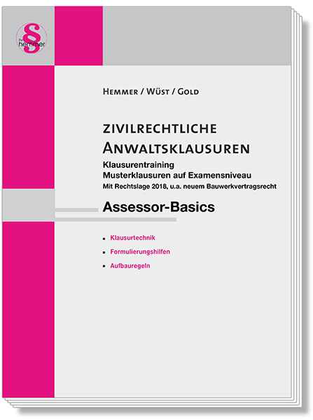 Klausurentraining: Zivilrechtliche Anwaltsklausuren